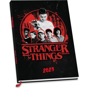 Stranger Things A5 Kalenderbuch 2023 Diář vícebarevný