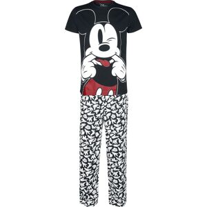 Mickey & Minnie Mouse Micky pyžama černá