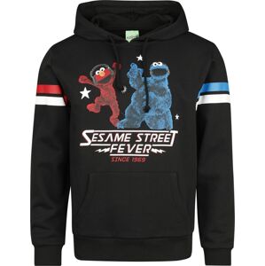 Sesame Street Sesame Street Fever - Elmo und Krümelmonster Mikina s kapucí černá