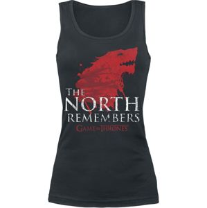 Game Of Thrones House Stark - The North Remembers dívcí top černá