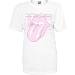 The Rolling Stones Faded Logo Tongue Dámské tričko bílá