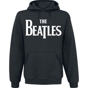 The Beatles Logo Mikina s kapucí černá