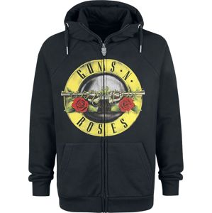 Guns N' Roses Logo mikina s kapucí na zip černá