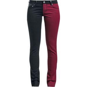 Black Premium by EMP Skarlett Dámské kalhoty cerná/cervená