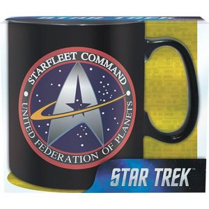 Star Trek Starfleet Command keramický hrnek černá