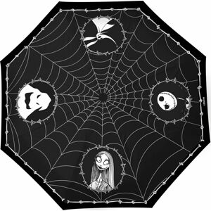 The Nightmare Before Christmas Jack and Spiderwebs Deštník cerná/bílá