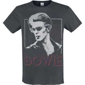 David Bowie Amplified Collection - '80 Era Tričko charcoal