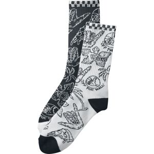Vans Nespárované ponožky NETFLIX STRANGER THINGS Ponožky cerná/bílá
