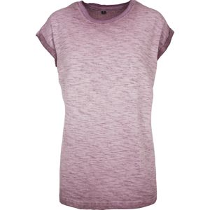 RED by EMP Dámské tričko se sprejovým efektem s rozšířenými rameny dívcí tricko burgundská červeň