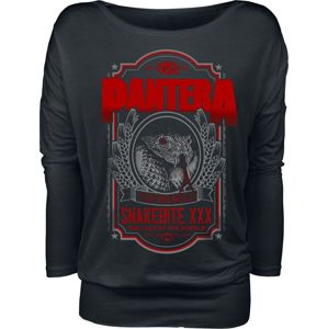 Pantera Snakebite XXX Label dívcí triko s dlouhými rukávy černá