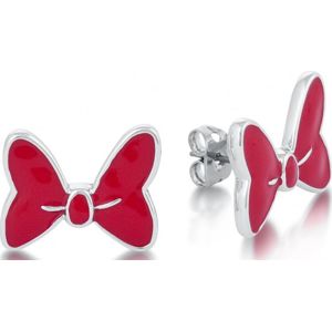 Mickey & Minnie Mouse Disney by Couture Kingdom - Minnie Red Bow sada náušnic stríbrná