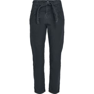 Urban Classics Dámské pletené Chinos kalhoty s vysokým pasem Dámské džíny černá