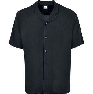 Urban Classics Viskózová košile Resort košile černá