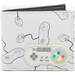 Nintendo SNES Controller Peněženka bílá / vícebarevná