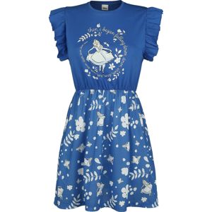 Alice in Wonderland Falling Down šaty modrá