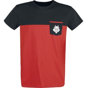 G2 Esports Samurai Tričko cerná/cervená