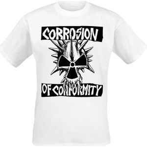 Corrosion Of Conformity Skull Logo tricko bílá