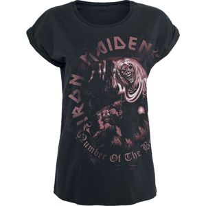 Iron Maiden Number Of The Beast Dámské tričko černá/použitý vzhled