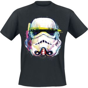 Star Wars Trooper Painting Tričko černá