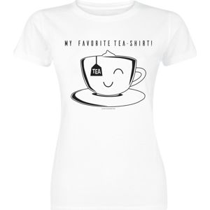My Favorite Tea-Shirt dívcí tricko bílá