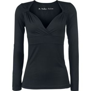 Black Premium by EMP Dlouhý Véčkový top Dámské tričko s dlouhými rukávy černá