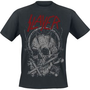 Slayer Skull And Thorns Tričko černá