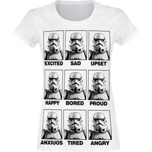 Star Wars Stormtrooper - Moods Dámské tričko bílá