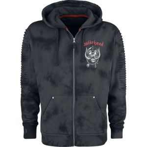 Motörhead EMP Signature Collection Mikina s kapucí na zip tmave šedá/cerná