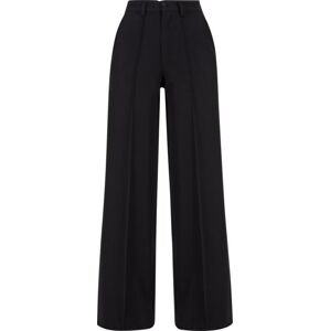 Urban Classics Ladies Wide Pleated Pants Dámské kalhoty černá