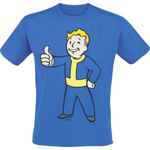 Fallout Vault Boy Thumbs Up tricko modrá