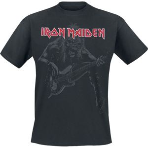 Iron Maiden Eddie Bass Tričko černá