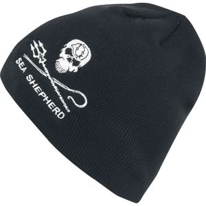 Sea Shepherd Jolly Roger Beanie čepice černá