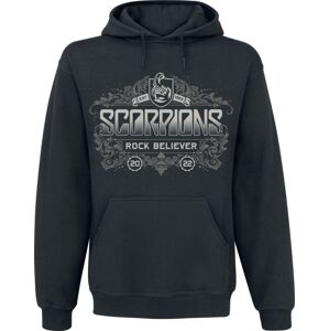 Scorpions Rock Believer Ornaments Mikina s kapucí černá