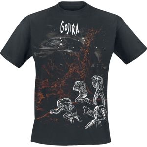 Gojira Eiffel Falls Tričko černá