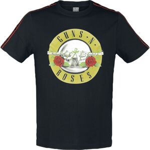 Guns N' Roses Amplified Collection - Mens Taped Single Jersey Tričko černá