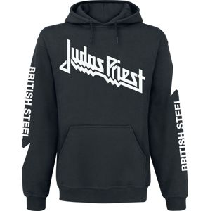 Judas Priest British Steel Anniversary 2020 Mikina s kapucí černá