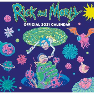 Rick And Morty Wandkalender 2021 Nástenný kalendár vícebarevný