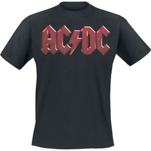 AC/DC Logo - Dark Red Tričko černá