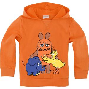 Die Sendung mit der Maus Kids - Maus Group detská mikina s kapucí oranžová