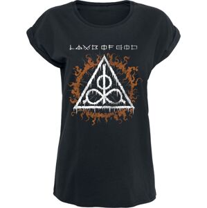 Lamb Of God Symbol And Sun Dámské tričko černá