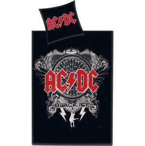AC/DC Ložní prádlo cerná/cervená