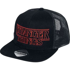 Stranger Things Logo Trucker kšiltovka černá