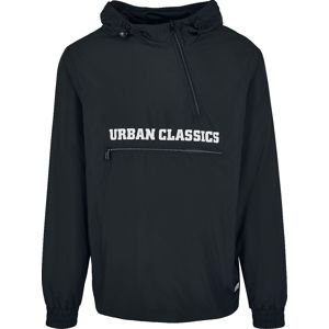 Urban Classics Commuter Pull Over Jacket Větrovka černá