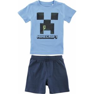 Minecraft Creeper Dětská pyžama modrá