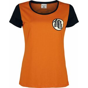 Dragon Ball Kame Symbol Raglánové tričko oranžová/cerná