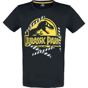 Jurassic Park Logo Under Construction tricko černá