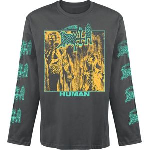Death Human Tričko s dlouhým rukávem šedá