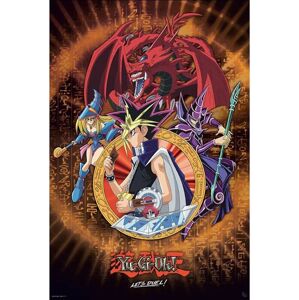 Yu-Gi-Oh! Yugi Slifer and Magician plakát vícebarevný
