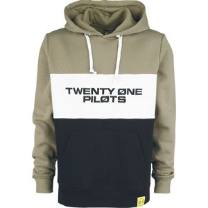 Twenty One Pilots Color Block Logo Mikina s kapucí vícebarevný