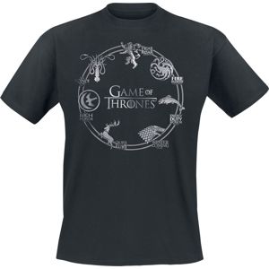Game Of Thrones Circle Logo tricko černá